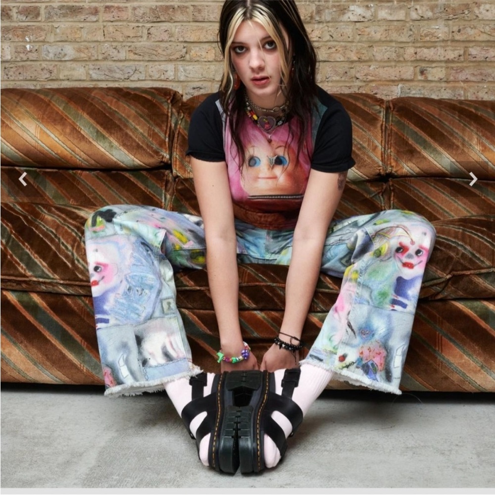 Dr. Martens Heaven by Marc Jacobs Rickie‎ 2-Strap Sandals size 8 NWB - Picture 2 of 9